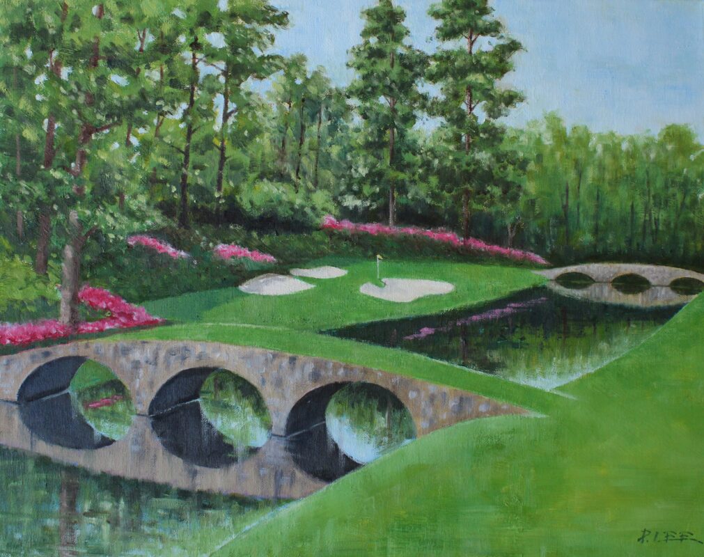 Golf Paintings - Flying Brush Studio